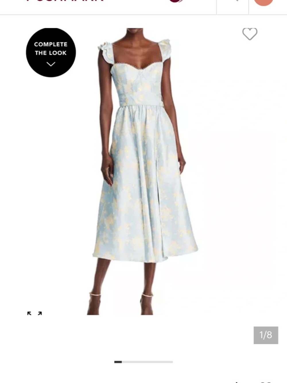V Chapman Vera Corset Midi Dress